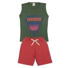 Conjunto Regata Basketball League Verde e Bermuda - Luky & Buky
