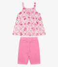 Conjunto Regata Com Ciclista Rovi Kids Rosa