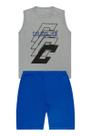 Conjunto Regata e Bermuda Azul - Big Bless Conjunto Regata e Bermuda Azul - Big Bless