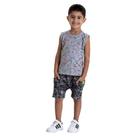 Conjunto Regata e Bermuda Marmorizada - Patota Toda