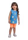 Conjunto Regata e Bermuda Menina Bee Loop