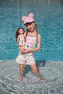 Conjunto Regata e Shorts- Menina e Boneca