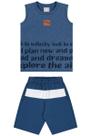 Conjunto Regata Estampa em Lettering Mais Bermuda Moletinho Infantil Masculino Conjunto Regata Estampa em Lettering Mais Bermuda Moletinho Infantil Masculino