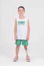 Conjunto Regata Infantil Sublimado Surf Branco
