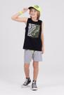 Conjunto Regata Infantil Web Skaterboard Preto