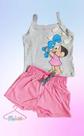 Conjunto Regata Monica - Mescla Branco / Rosa
