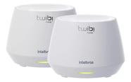 Conjunto Roteador Wifi 6 Mesh Ax 1500 Twibi Force Intelbras - 2 Unidades