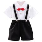 Conjunto Roupa Mauricinho Infantil Suspensório Menino Festa