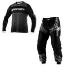 Conjunto Roupa Motocross Trilha Enduro Calça Insane In Black Camisa Sportbay Oficial 01 Cinza
