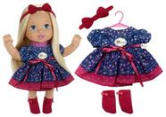 Conjunto Roupinha E Acessórios Para Boneca Bebê Little Mommy Mattel Vestido Azul Tiara Meias - Pupee Conjunto Roupinha E Acessórios Para Boneca Bebê Little Mommy Mattel Vestido Azul Tiara Meias - Pupee