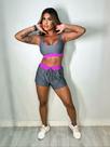 Conjunto Runner - Cinza com uva Conjunto Runner - Cinza com uva