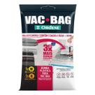Conjunto Sacos A Vacuo 1 Medio 2 Grandes Com Bomba Manual Ordene