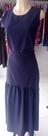 Conjunto saia e blusa azul marinho