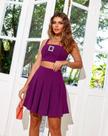 Conjunto saia e cropped