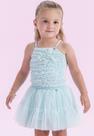 Conjunto Saia Festa Menina Azul Petit Cherie