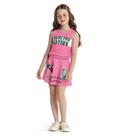 Conjunto Saia Infantil Trick Nick Rosa