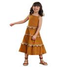 Conjunto Saia Midi Menina Terracota Nanai