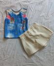 Conjunto saia shorts