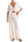 Conjunto Saída de Praia Imily Bela com Calça de Crochê
