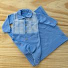Conjunto Saída Maternidade Tricot Roger