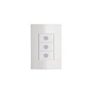 Conjunto Saída para Fio S404200 Placa Branca Brilhante Lunare Up Schneider Conjunto Saída para Fio S404200 Placa Branca Brilhante Lunare Up Schneider