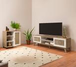 Conjunto Sala Charlotte: Rack 4525 + Buffet 4521