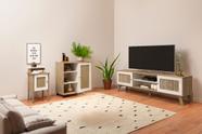 Conjunto Sala Charlotte: Rack 4525+ Mesa 4519+ Buffet 4521 Conjunto Sala Charlotte: Rack 4525+ Mesa 4519+ Buffet 4521