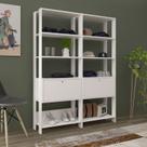 Conjunto Sala de Estar: 2 Estantes Match 4372