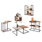 Conjunto Sala de Estar Completa 6 Peças Estilo Industrial BP 15mm Demolição - Desk Design