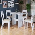 Conjunto Sala de Jantar 1 Mesa 4 Cadeiras Viena
