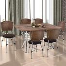 Conjunto Sala de Jantar 1 Mesa 6 Cadeiras Giovana