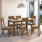 Conjunto Sala de Jantar 1 Mesa 6 Cadeiras Versalhes Conjunto Sala de Jantar 1 Mesa 6 Cadeiras Versalhes