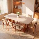 Conjunto Sala de Jantar 1 Mesa Retangular Tali 210cm 8 Cadeiras Miriti CabeCasa MadeiraOriginals Conjunto Sala de Jantar 1 Mesa Retangular Tali 210cm 8 Cadeiras Miriti CabeCasa MadeiraOriginals