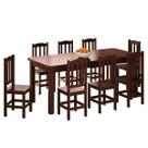 Conjunto Sala de Jantar 200x88 Com 8 Cadeiras Diamante - NEMARGI