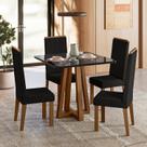 Conjunto Sala de Jantar 4 Cadeiras Livia Conjunto Sala de Jantar 4 Cadeiras Livia