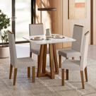 Conjunto Sala de Jantar 4 Cadeiras Livia