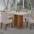 Conjunto Sala de Jantar 4 Cadeiras Vegas