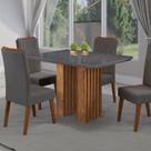 Conjunto Sala de Jantar 4 Cadeiras Vegas