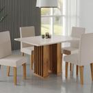 Conjunto Sala de Jantar 4 Cadeiras Venus