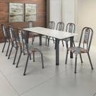 Conjunto Sala de Jantar 8 Cadeiras Fortaleza
