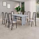 Conjunto Sala de Jantar 8 Cadeiras Lara