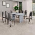 Conjunto Sala de Jantar 8 Cadeiras Lara