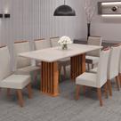 Conjunto Sala de Jantar 8 Cadeiras Vegas Yescasa