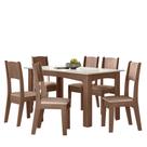 Conjunto Sala de Jantar Alice 1,56 com 6 Cadeiras Amend 51C