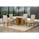 Conjunto Sala de Jantar com 04 cadeiras Lorena Plus Leifer