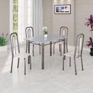 Conjunto Sala de Jantar com 4 Cadeiras Lara