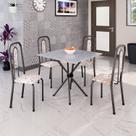 Conjunto Sala de Jantar com 4 Cadeiras Lívia