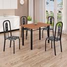 Conjunto Sala de Jantar com 4 Cadeiras Lívia