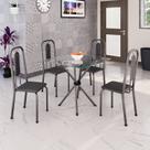 Conjunto Sala de Jantar com 4 Cadeiras Lívia