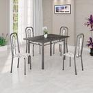 Conjunto Sala de Jantar com 4 Cadeiras Lívia